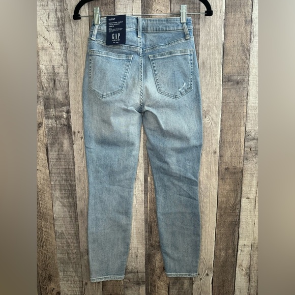 Gap High Rise Curvy True Skinny Ankle Jean Stretch - Picture 2 of 6
